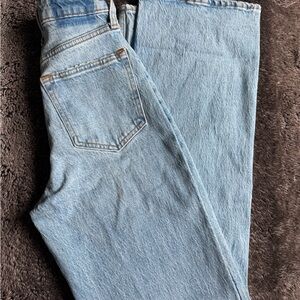 Abercrombie & Fitch Light Blue Women's Straight Leg Jeans